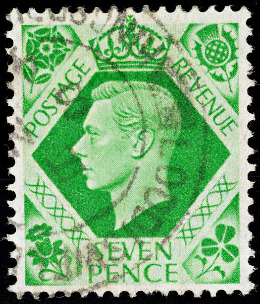istock British King George VI Postage Stamp 186988787
