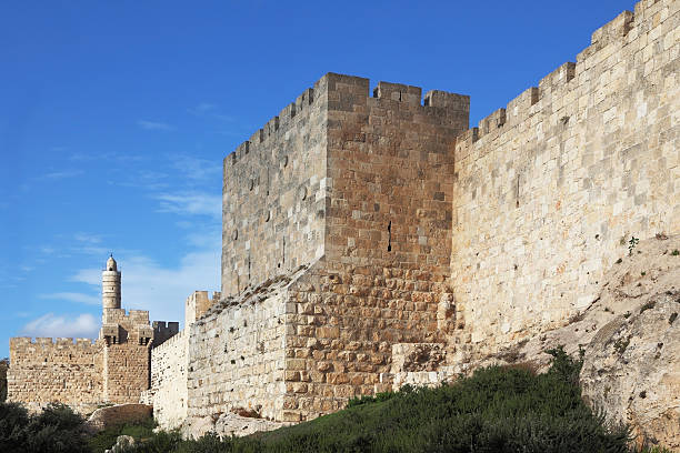 istock Grandiose walls of Jerusalem 186990475