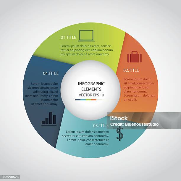 Infografiken Circle Stock Vektor Art und mehr Bilder von Abstrakt - Abstrakt, Computer, Designelement