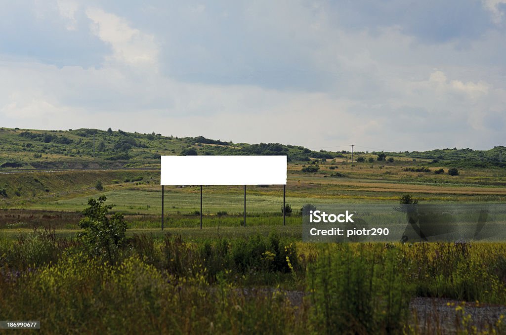 Ad bilboard in a city Photo of ad billboard in a city Billboard Stock Photo