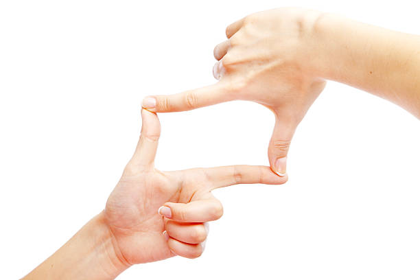 istock Female hand isolated on white background 186991163