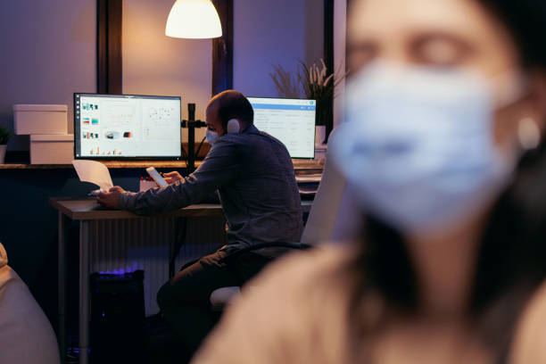 istock Entrepreneur working in the course of covid19 outbreak 1869915307