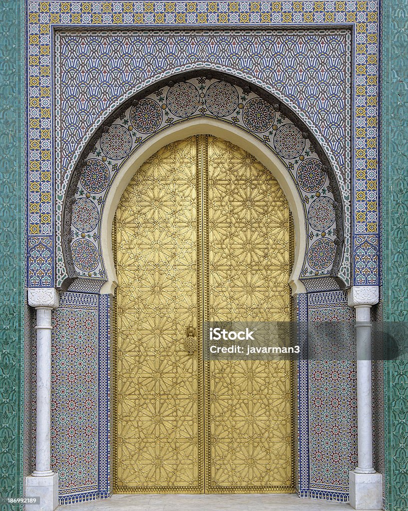 Antiche porte, Marocco - Foto stock royalty-free di Africa