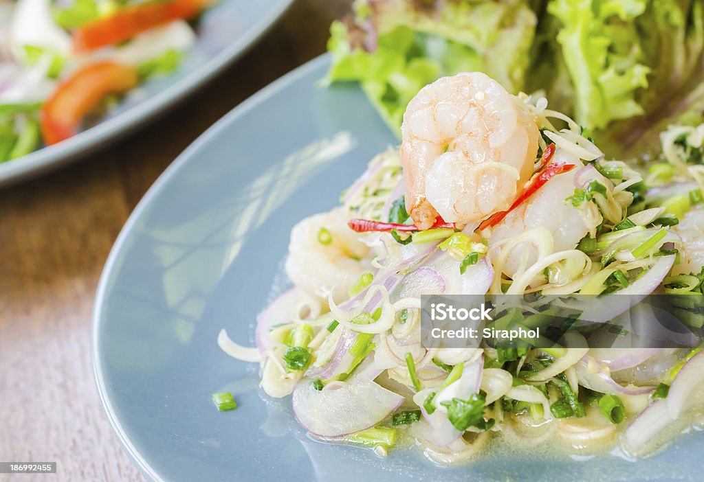Salade de crevettes - Photo de Aliment libre de droits