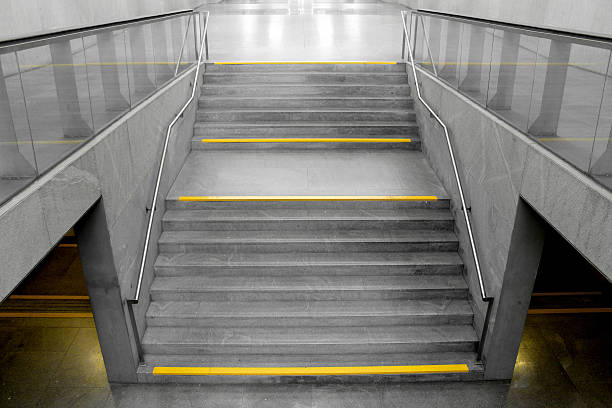 istock Modern metro station architecture perspective detail 186992611