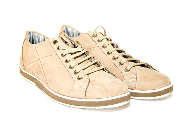 istock Mens Shoes isolated on white 186992752