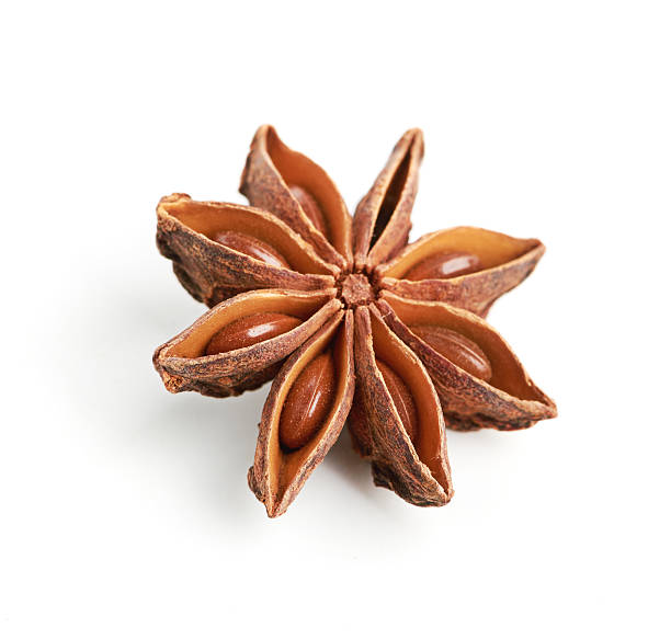 istock Star anise isolated on white background 186992786