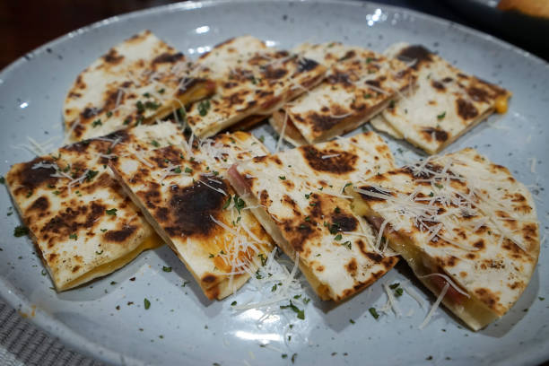 istock Close up dish of Cheese Tortilla 1869939605