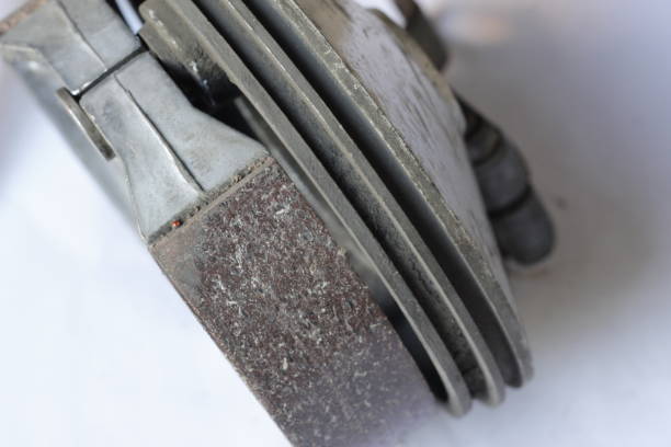 istock Detail of brake lining 1869947009