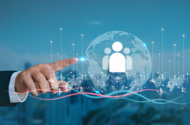 istock CRM.Customer relationship management Businessman holds technology, customer network, global structure development of information exchange Customer service social media business strategy 1869947522