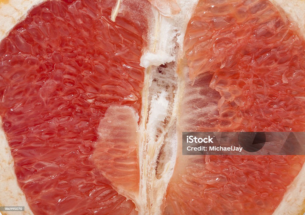 Grapefruit in Nahaufnahme Makro - Lizenzfrei Bildhintergrund Stock-Foto