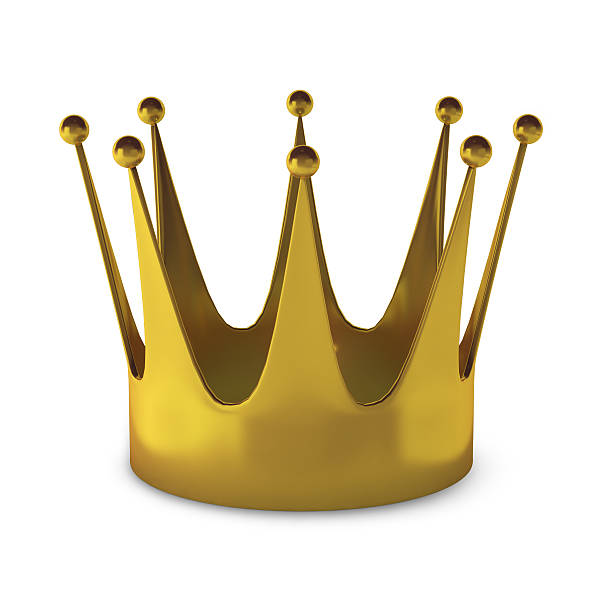 istock 3d render of gold crown 186996498