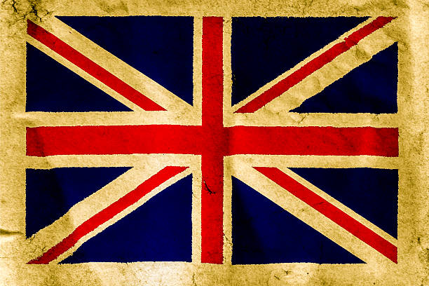 istock UK flag on old brown paper 186996517