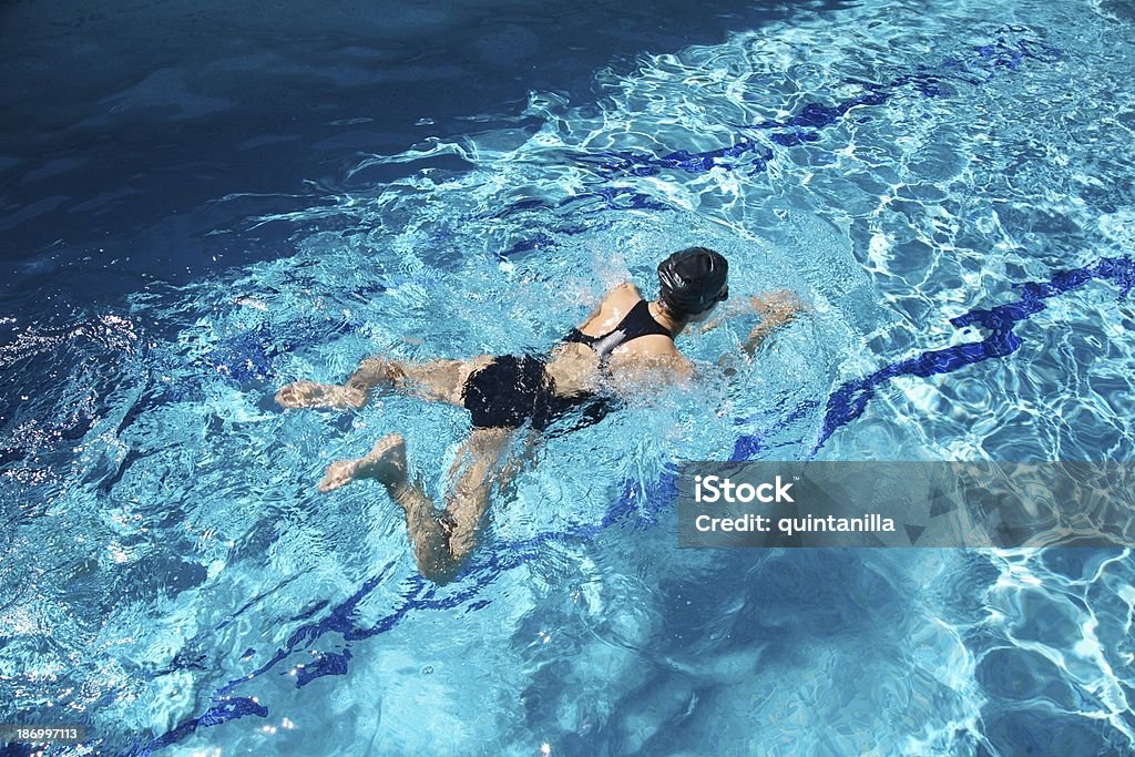 Wettbewerbsfähige Schwimmer - Lizenzfrei Brustschwimmen Stock-Foto