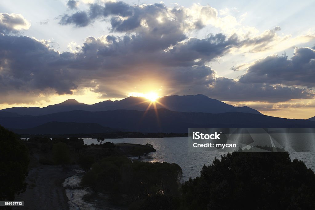 beysehir Lago, tramonto - Foto stock royalty-free di Acqua