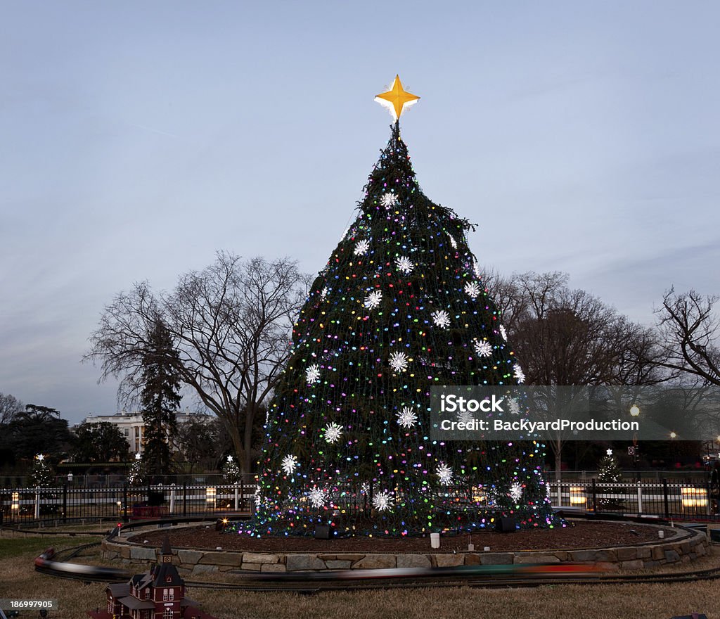 National albero di Natale in c.c. - Foto stock royalty-free di Albero