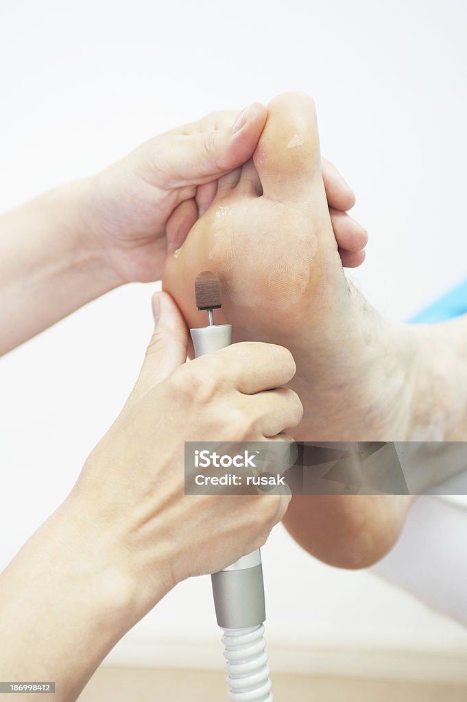 foot procedure procedure for foot in a beauty salon Adult Stock Photo