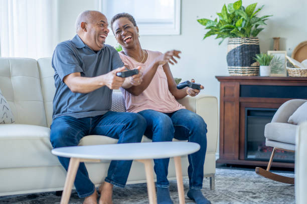 istock Seniors Playing Video Games 1869998986
