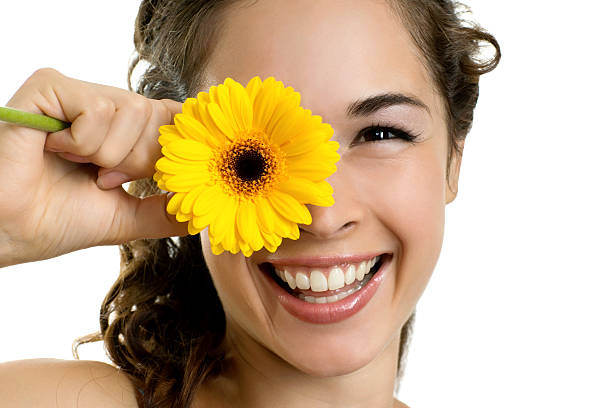 istock Young smiling beautiful woman 187000269