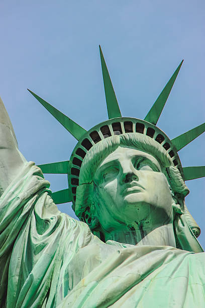 istock Statue of Liberty face 187001922