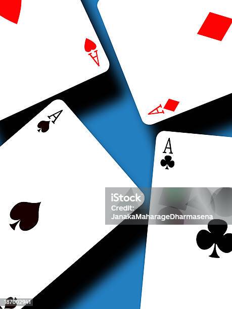 Aces - Fotografias de stock e mais imagens de Abstrato - Abstrato, Acaso, Carta de Baralho