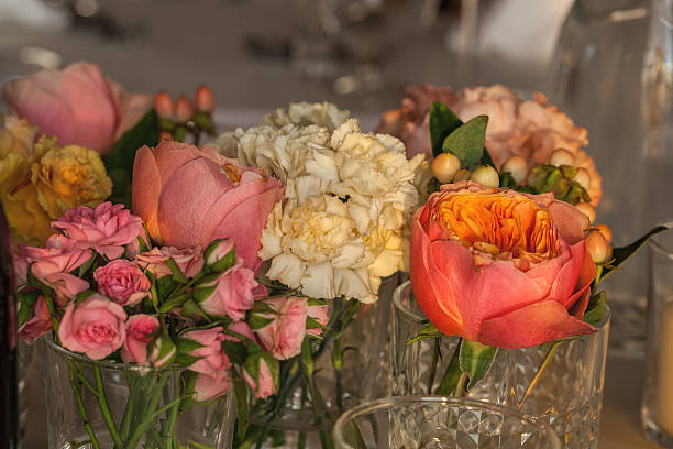 istock Bouquet of colorful flowers 187004348