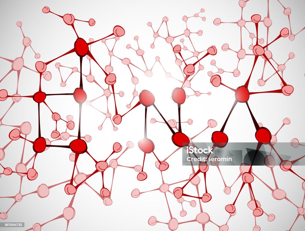 DNA-Molekül - Lizenzfrei Abstrakt Vektorgrafik