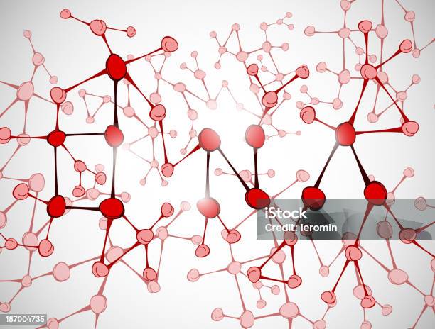 Dnamolekül Stock Vektor Art und mehr Bilder von Abstrakt - Abstrakt, Atom, Bildhintergrund