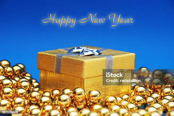 Año Nuevo Foto de stock y más banco de imágenes de Azul - Azul, Brillante, Celebración - Ocasión especial