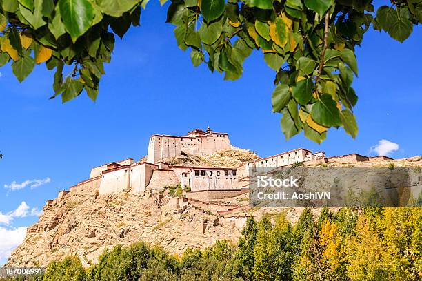 Castello In Tibet - Fotografie stock e altre immagini di Albero - Albero, Ambientazione esterna, Architettura