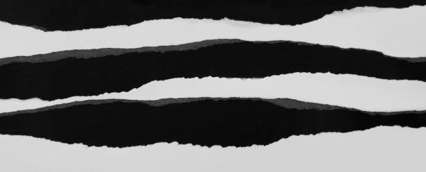 istock Ripped black and white paper 1870074626