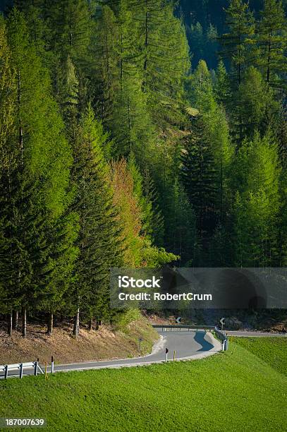 Straße In Den Dolomiten Italien Stockfoto und mehr Bilder von Baum - Baum, Dolomiten, Fernverkehr