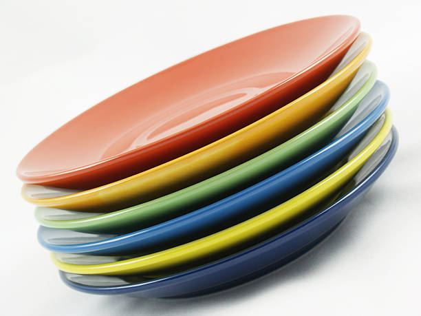 istock Collection of colorful dishes 187007853