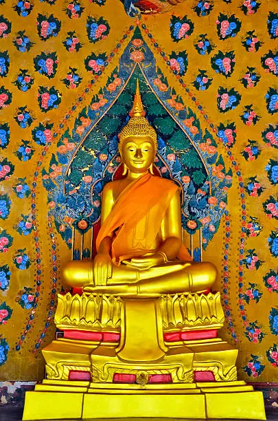 Buddha image in the wat arun temple,thailand