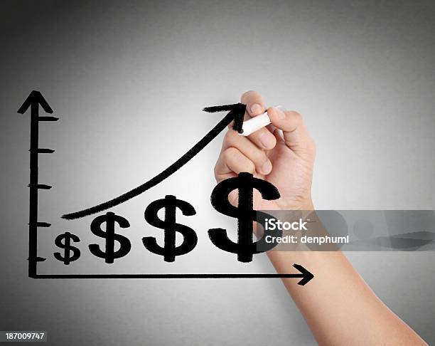 Negócios Homem Desenho Gráfico - Fotografias de stock e mais imagens de Adulto - Adulto, Apontar, Apontar - Sinal Manual