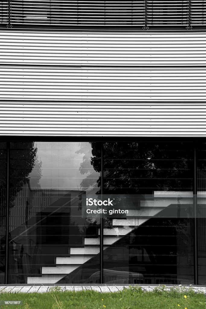 Treppe hinter Glas - Lizenzfrei Architektur Stock-Foto