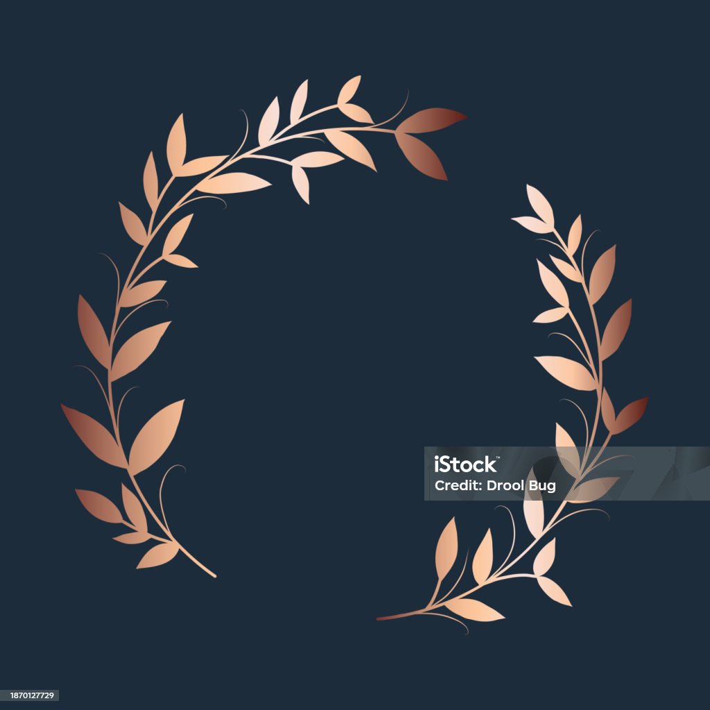 Leaf Vector Weding Cute Elegance Modern And Luxury Wedding Invitation Leaf Wreath Vector ...