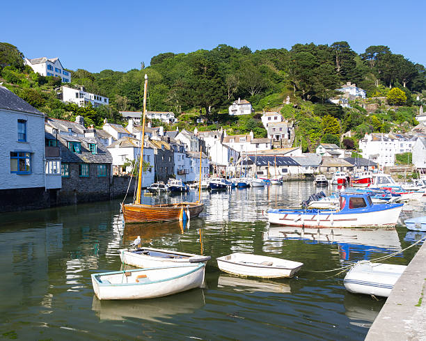 istock Polperro Harbour Cornwall England 187013486