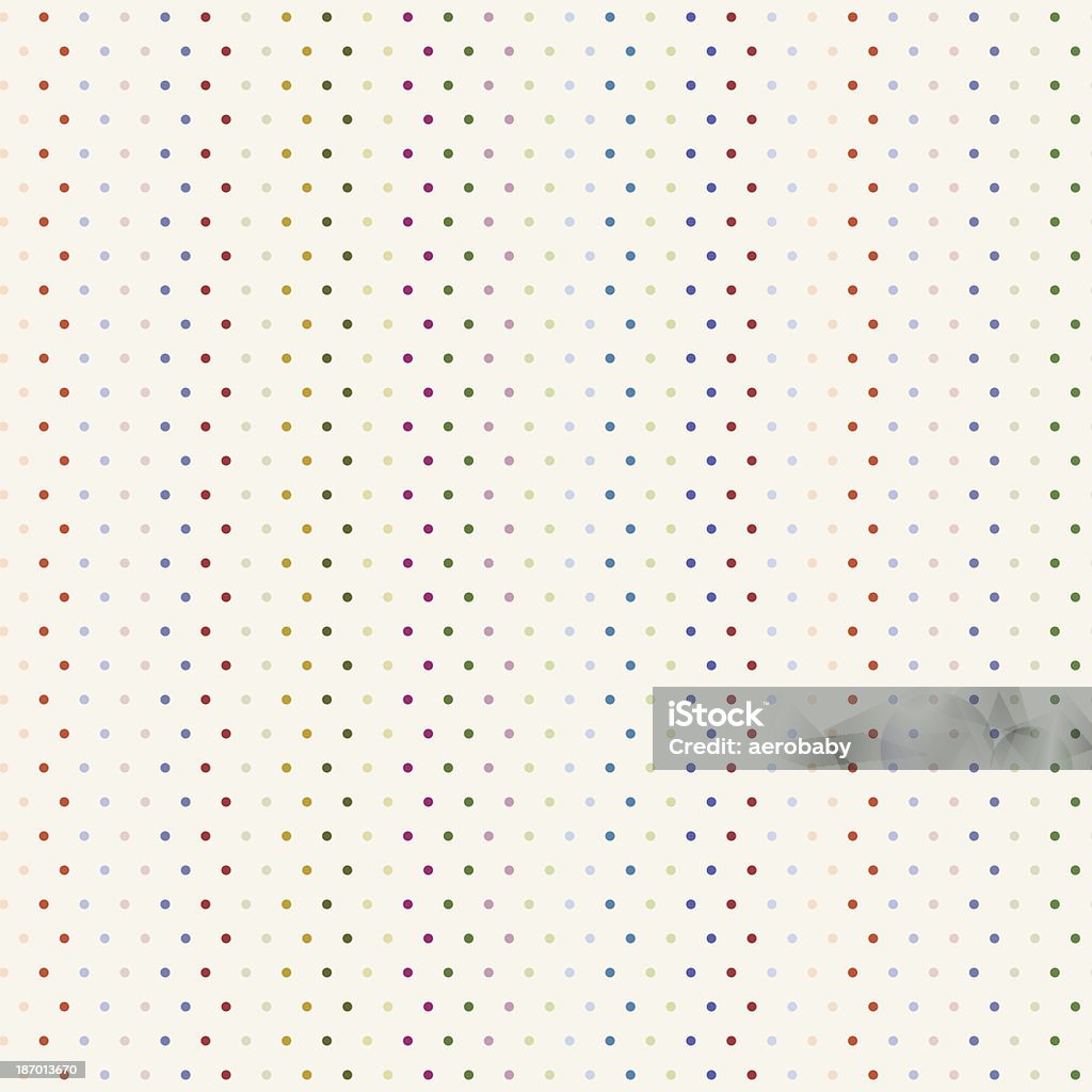 Бесшовный фон с ярким рисунком в горошек. - Векторная графика Абстрактный роялти-фри