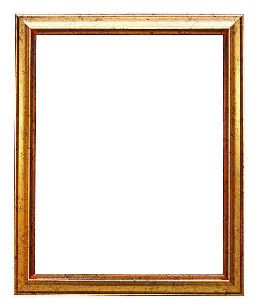 istock gold picture frame 187013693