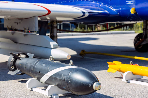 istock General purpose aerial unguided bomb with a high-explosive warhead 1870144379