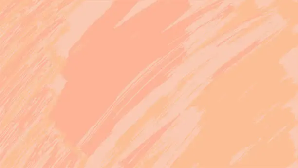 Vector illustration of Abstract background with color Peach. Brush strokes of paint. Smooth flow and blending of colors, splash of color. Oblique lines. For web design, banners, and backgrounds