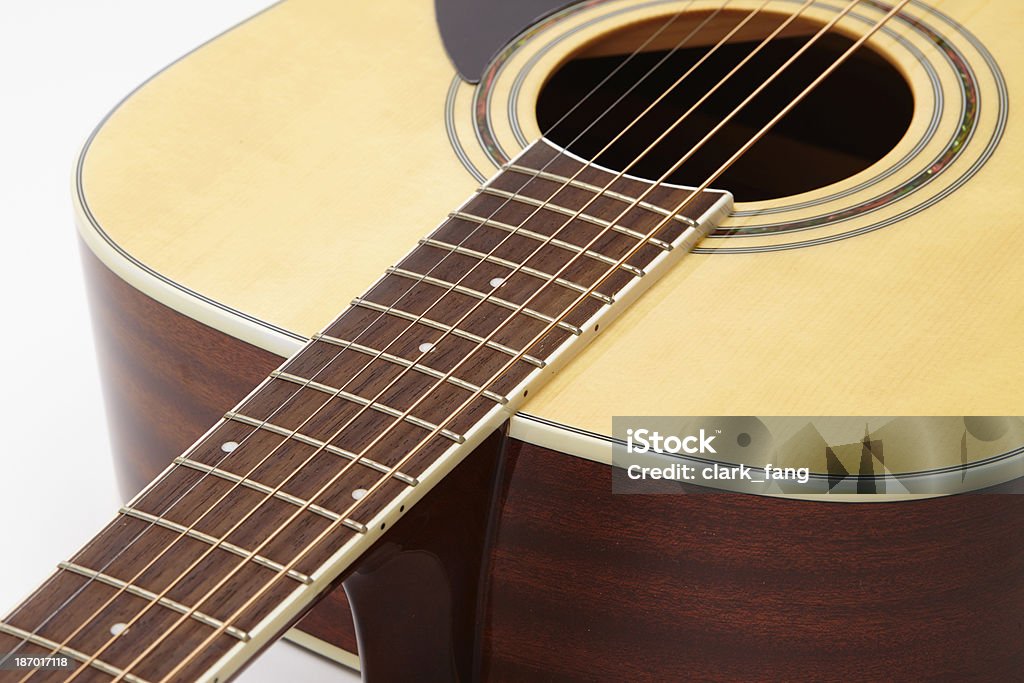 detail der klassische Gitarre string mit flachen tiefe field - Lizenzfrei Abstrakt Stock-Foto