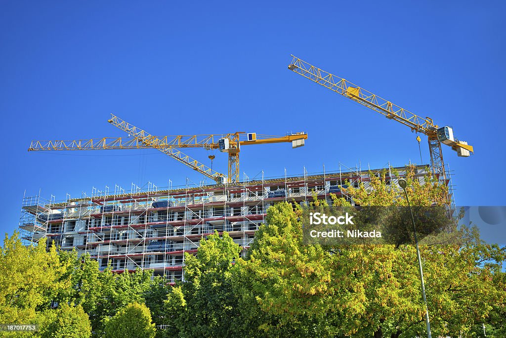 Construção Site - Foto de stock de Alemanha royalty-free