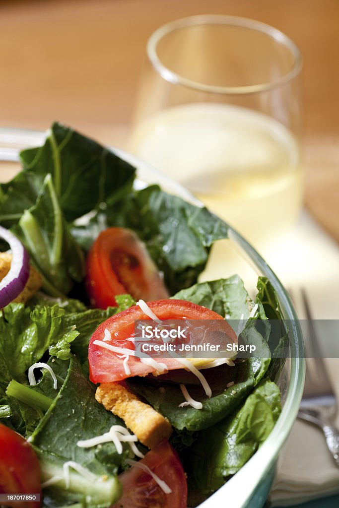 Salada saudável Jantar - Royalty-free Alface Foto de stock
