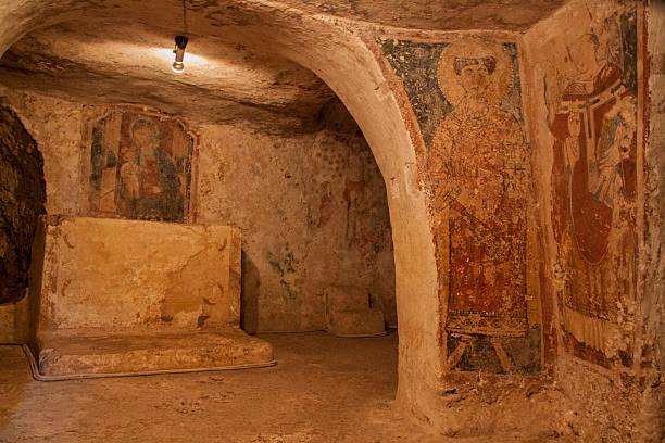 istock Crypt Coelimanna (Virgo Manna Coeli), Supersano, Lecce 187019165