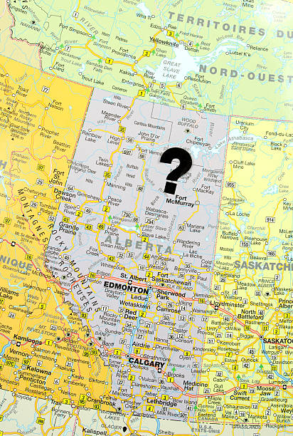 istock Alberta Tar Sands  on the Map 187019539