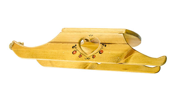 istock Young Children's  Vintage Sled 187019567
