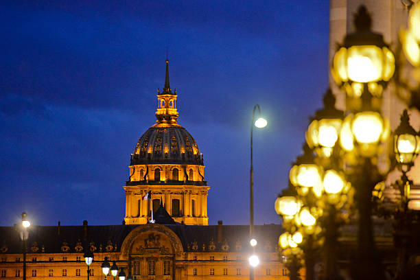 istock Hotel des Invalides at night, Paris 187019884