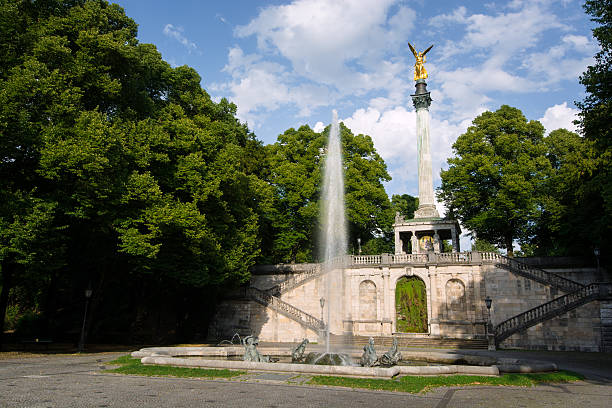 famous friedensengel in munich - germany - Bogenhausen - 1896